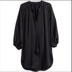 H&M black tunic dress